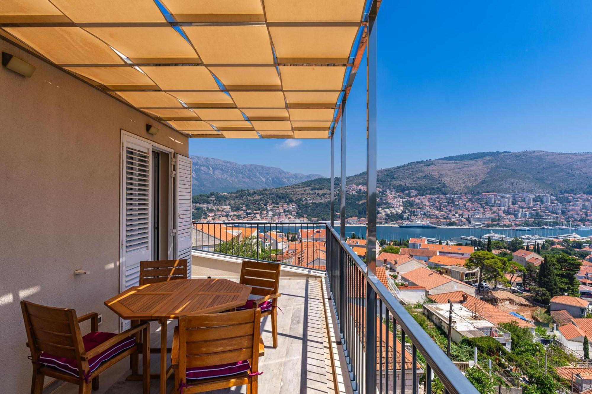 The Panoramic View Penthouse Apartment Sweet Petite Dubrovnik Exterior foto