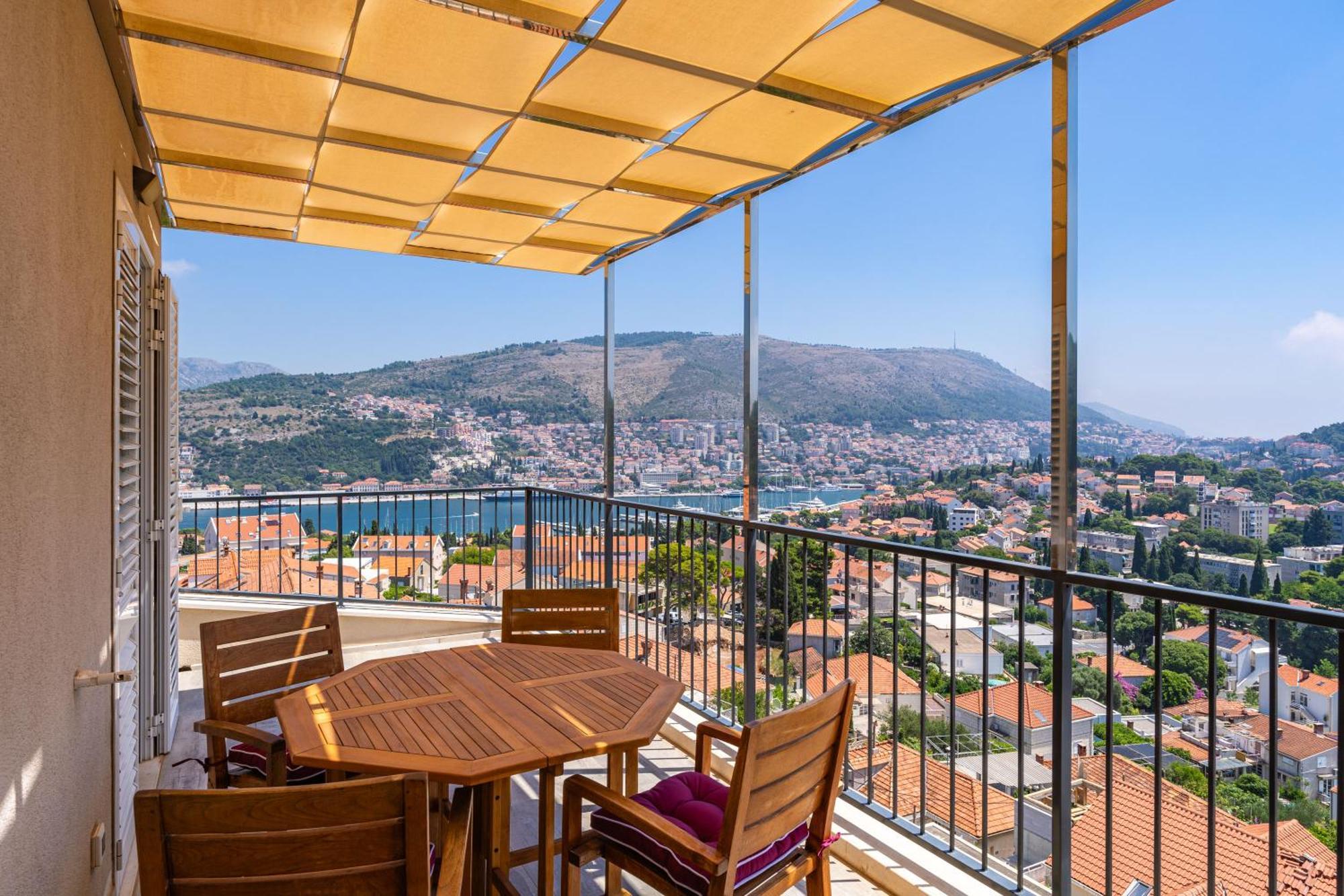 The Panoramic View Penthouse Apartment Sweet Petite Dubrovnik Exterior foto