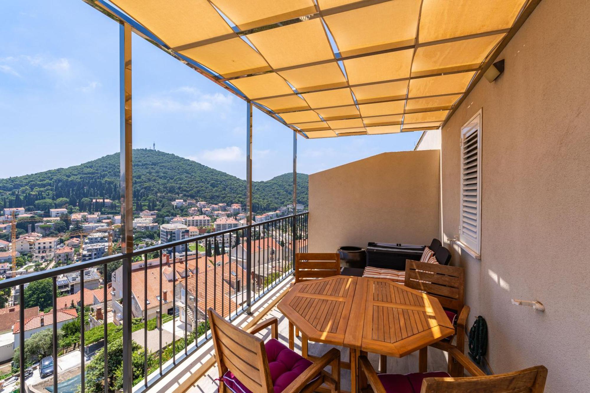 The Panoramic View Penthouse Apartment Sweet Petite Dubrovnik Exterior foto