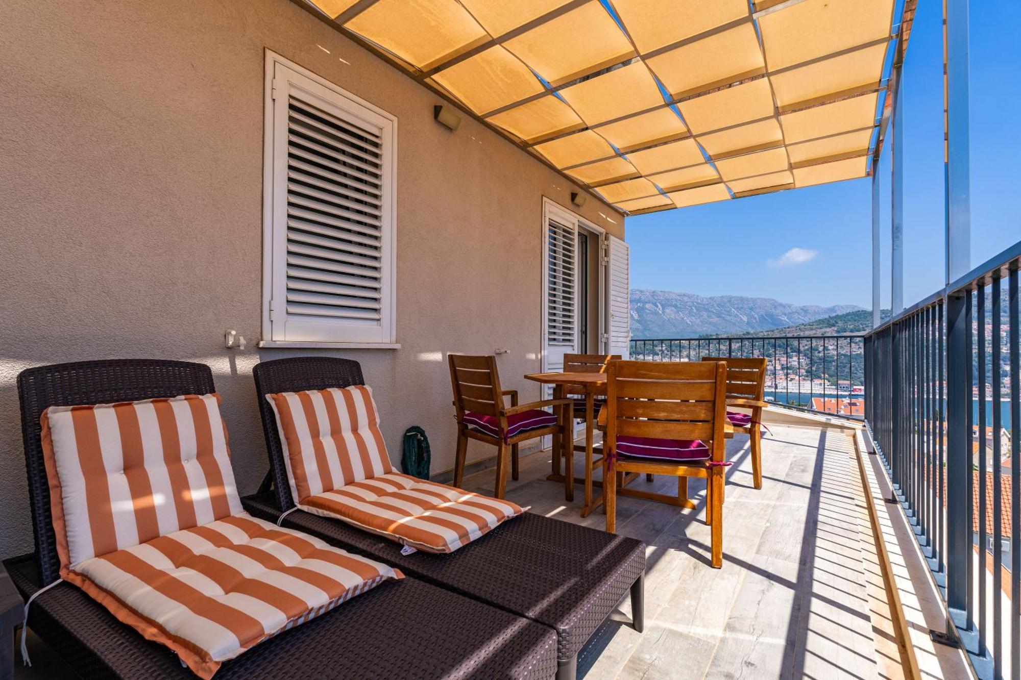 The Panoramic View Penthouse Apartment Sweet Petite Dubrovnik Exterior foto