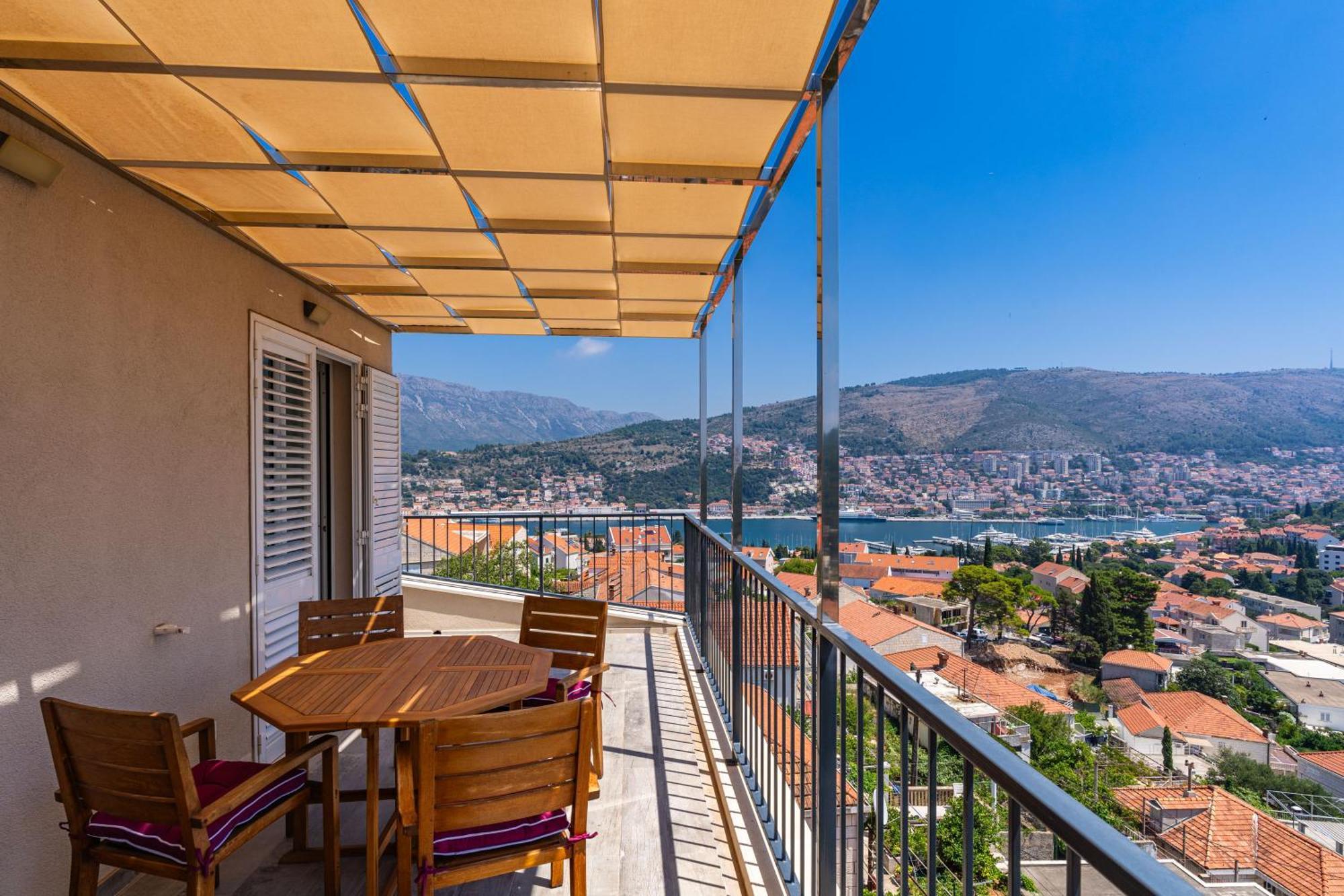 The Panoramic View Penthouse Apartment Sweet Petite Dubrovnik Exterior foto